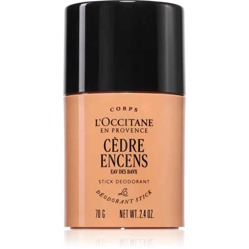 L’Occitane Cèdre Encens Stick Deodorant tuhý deodorant pro muže 70 g