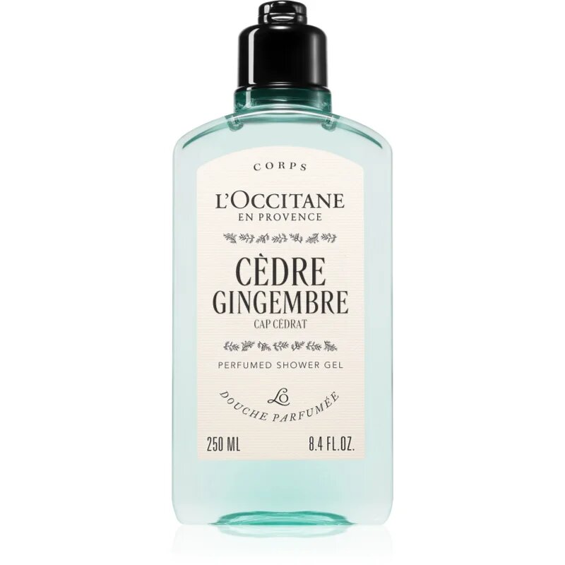L’Occitane Cèdre Gingembre Perfumed Shower Gel sprchový gel 250 ml