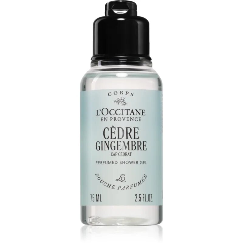 L’Occitane Cèdre Gingembre Perfumed Shower Gel sprchový gel 75 ml