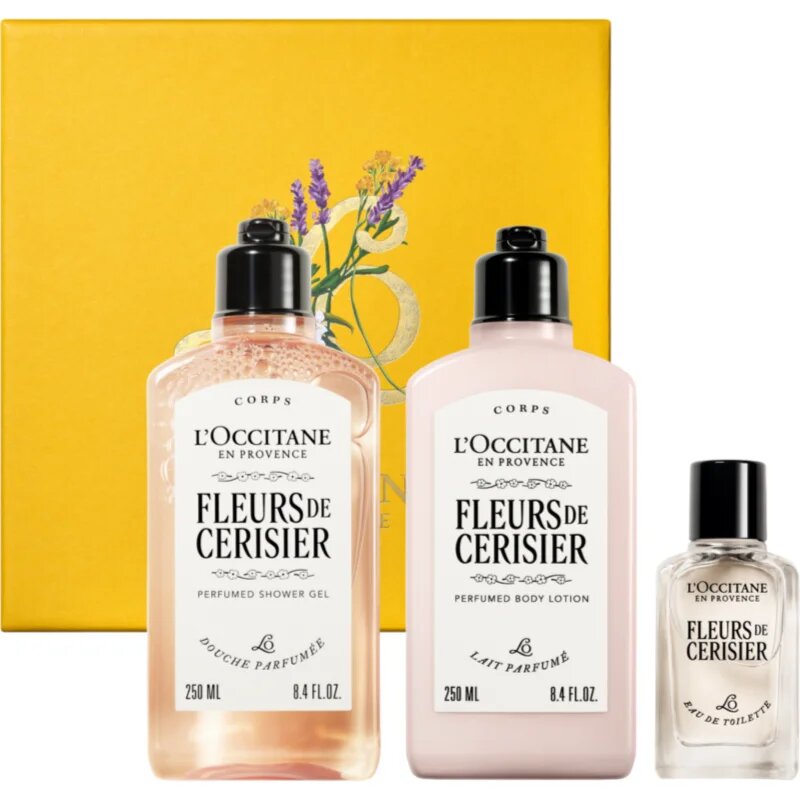 L’Occitane Fleurs de Cerisier Body Set dárková sada pro ženy