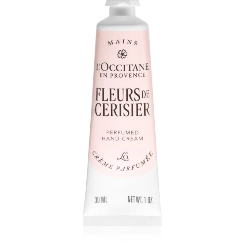 L’Occitane Fleurs de Cerisier krém na ruce s parfemací třešňový květ 30 ml