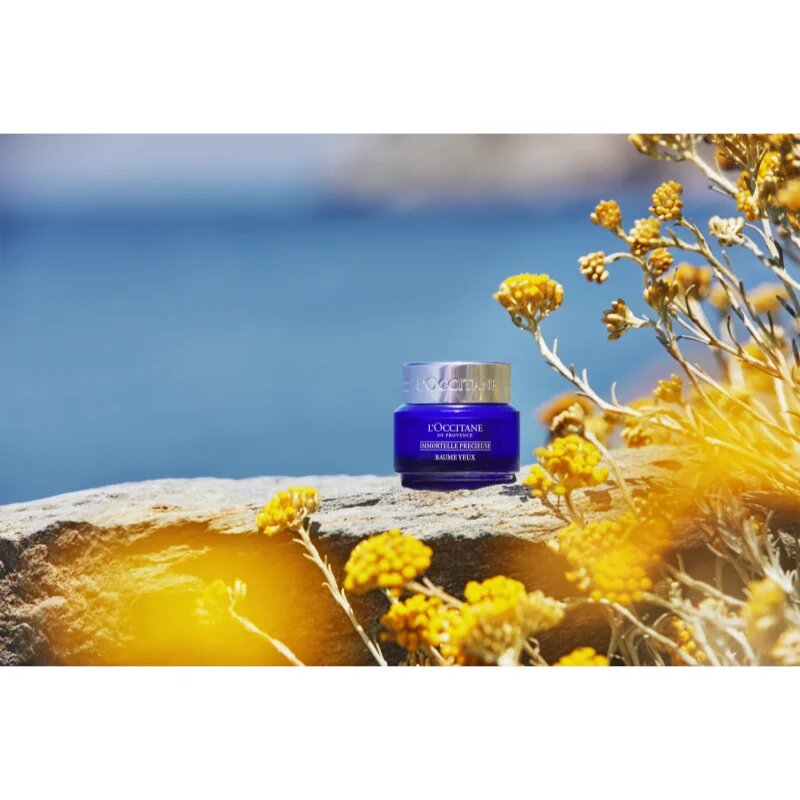L’Occitane Immortelle Precious oční balzám proti vráskám otokům a tmavým kruhům 15 ml