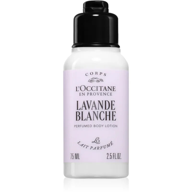 L’Occitane Lavande Blanche Perfumed Body Lotion zklidňující tělové mléko 75 ml