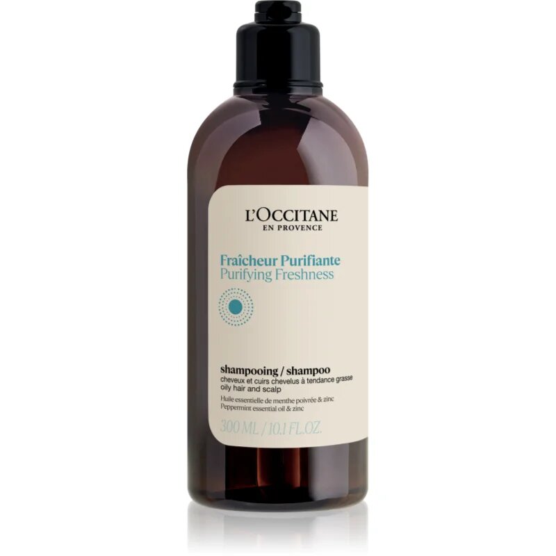 L’Occitane Purifying Freshness Shampoo čisticí šampon pro normální až mastné vlasy 300 ml