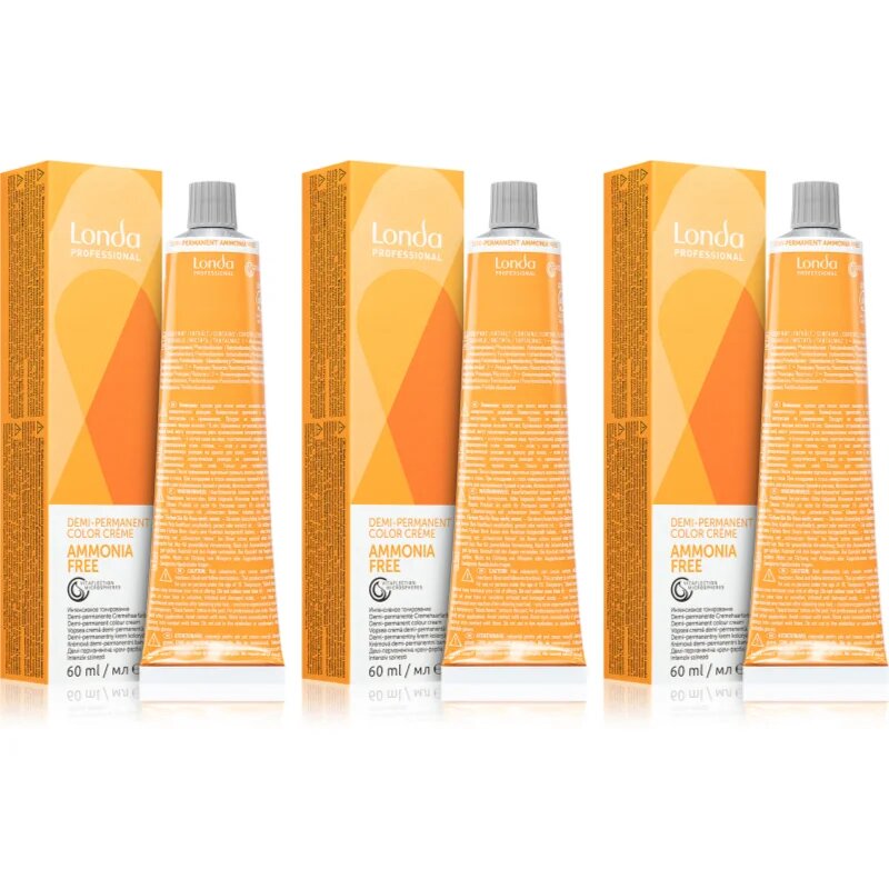 Londa Professional Demi-Permanent Color barva na vlasy výhodné balení odstín 7/43 3 ks