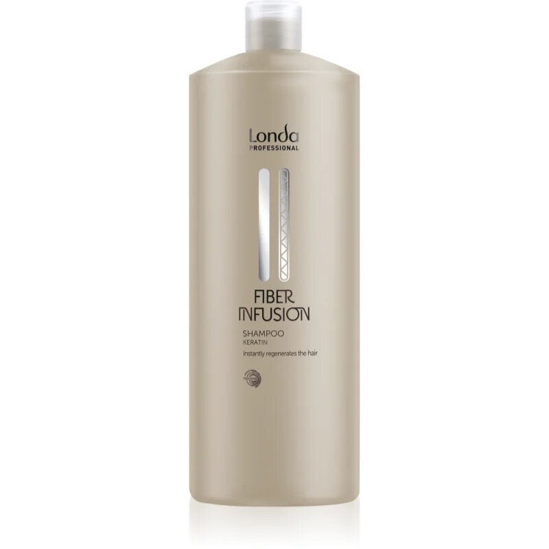 Londa Professional Fiber Infusion Shampoo jemný šampon pro poškozené a barvené vlasy 1000 ml