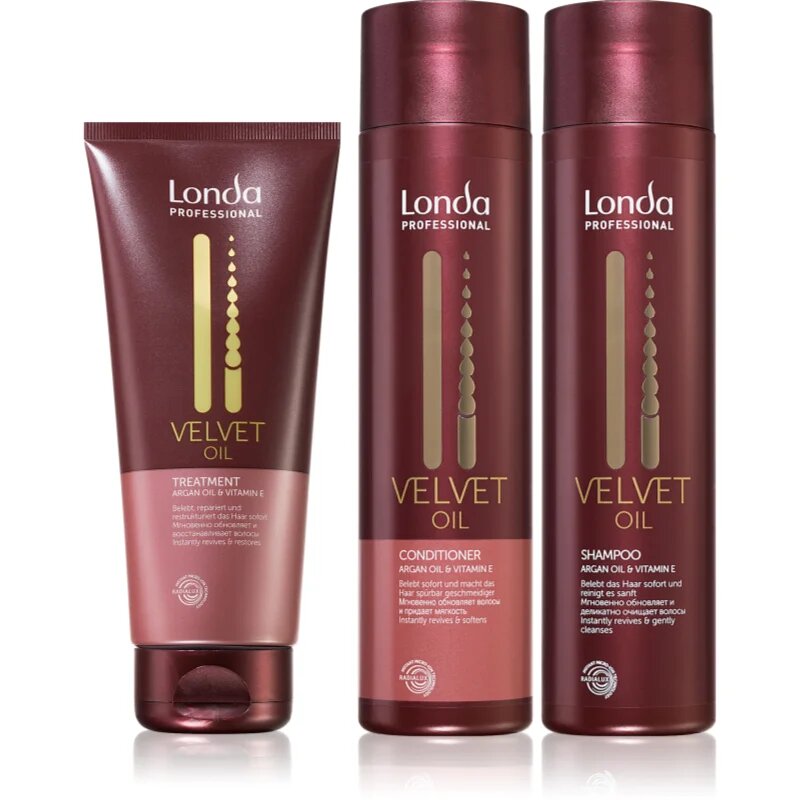 Londa Professional Velvet Oil Set sada pro poškozené vlasy