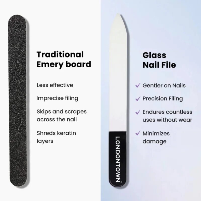 LONDONTOWN Glass Nail File skleněný pilník na nehty 1 ks