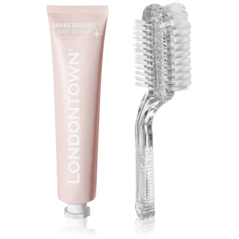 LONDONTOWN Kur Mani Bright peeling na nehty s kartáčkem 45 ml