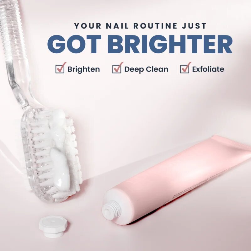 LONDONTOWN Kur Mani Bright peeling na nehty s kartáčkem 45 ml