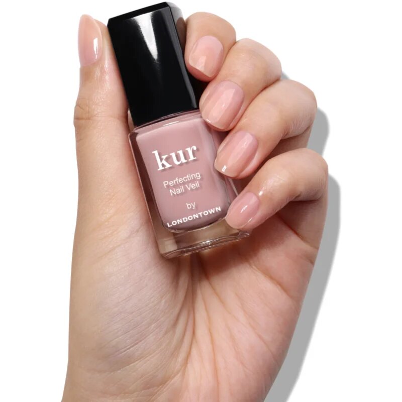 LONDONTOWN Kur Perfecting Nail Veil zpevňující lak na nehty odstín 4 12 ml