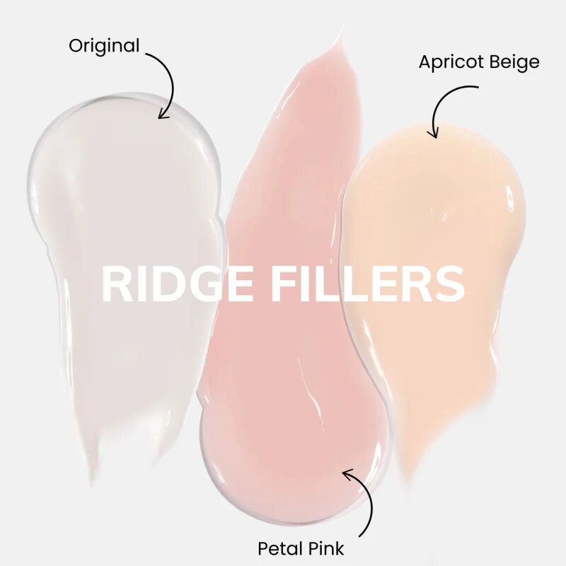 LONDONTOWN Kur Tinted Fortifying Ridge Filler vyhlazující podkladový lak na nehty pro suché a křehké nehty odstín Apricot Beige 12 ml