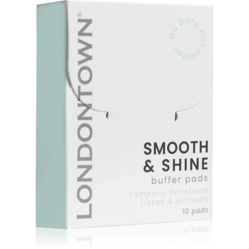 LONDONTOWN Smooth & Shine lešticí tamponky na nehty 10 ks
