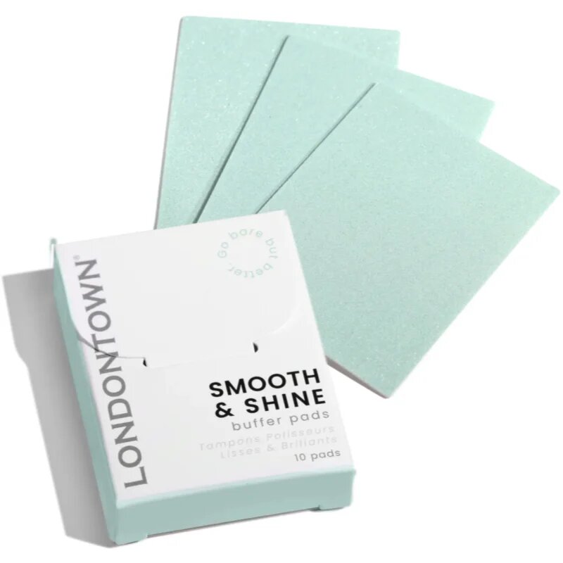 LONDONTOWN Smooth & Shine lešticí tamponky na nehty 10 ks