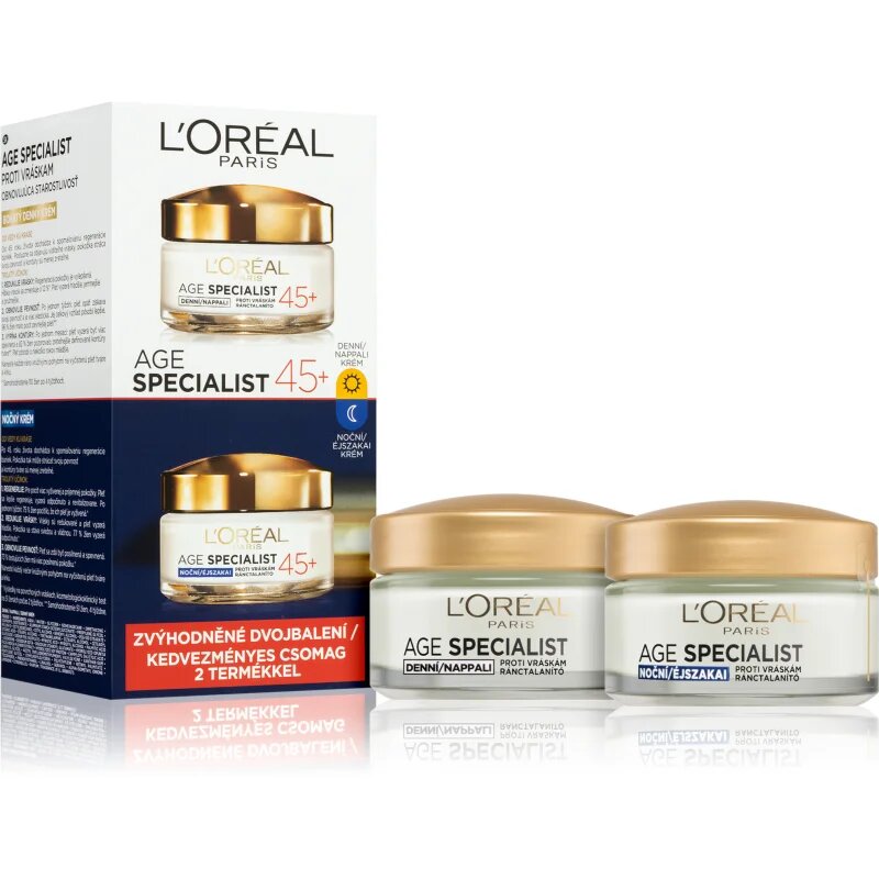 L’Oréal Paris Age Specialist 45+ denní a noční krém proti vráskám