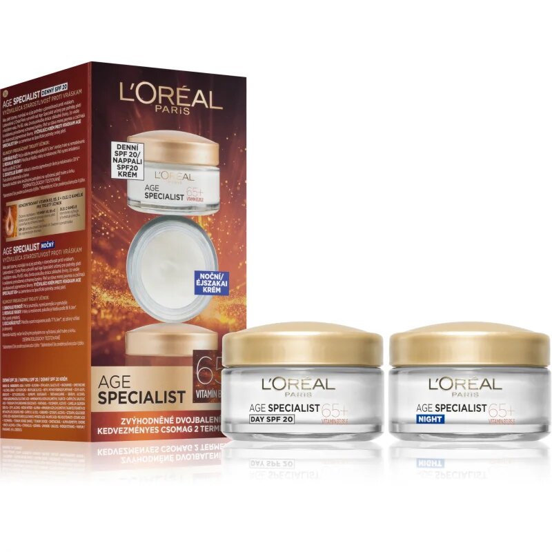 L’Oréal Paris Age Specialist 65+ denní a noční krém proti vráskám