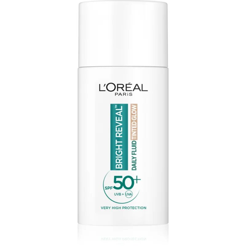 L’Oréal Paris Bright Reveal rozjasňující tónovací fluid proti tmavým skvrnám SPF 50+ 50 ml