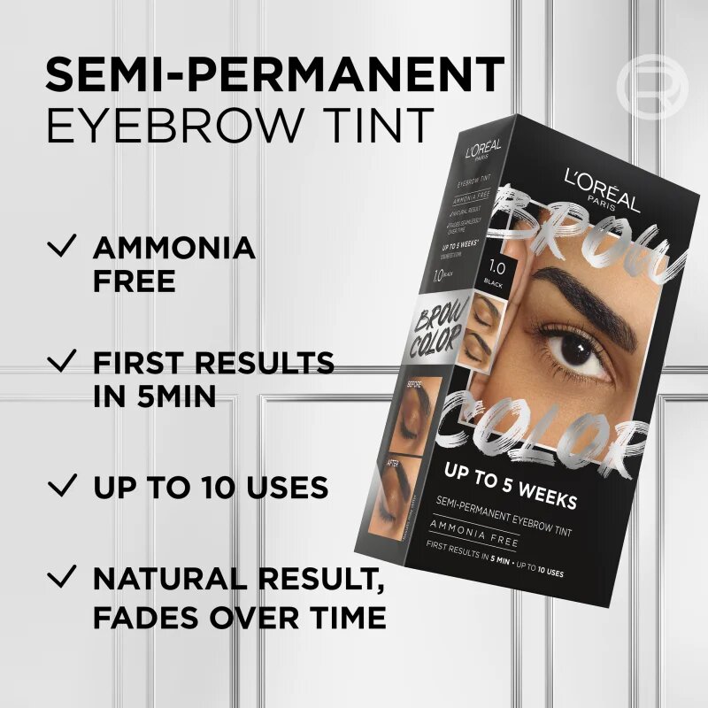 L’Oréal Paris Brow Color barva na obočí odstín 1.0 Black 1 ks