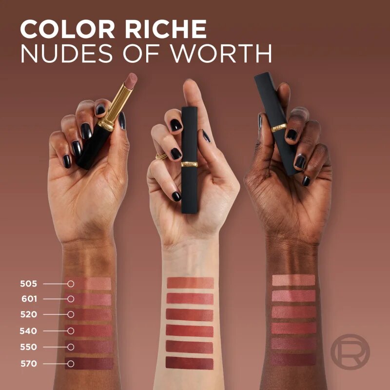 L’Oréal Paris Color Riche Intense Volume Matte dlouhotrvající rtěnka s matným efektem 520 NU DEFIANT 1 ks