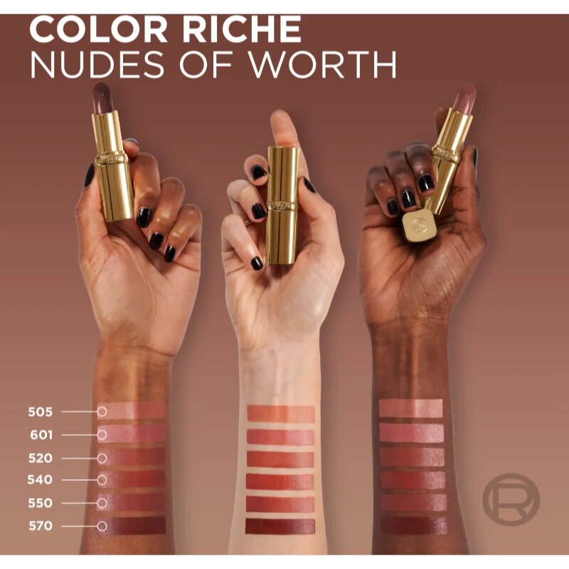 L’Oréal Paris Color Riche saténová rtěnka s hydratačním účinkem odstín 505 NU RESILIENT 4.7 g