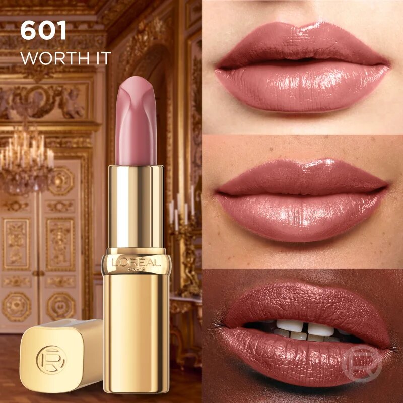 L’Oréal Paris Color Riche saténová rtěnka s hydratačním účinkem odstín 601 WORTH IT 4.7 g
