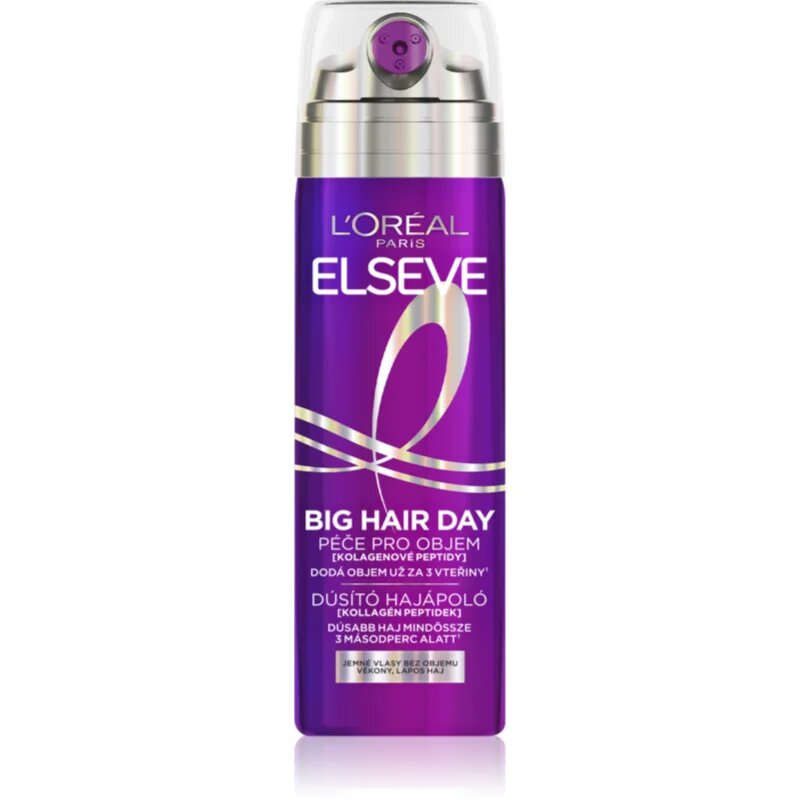 L’Oréal Paris Elseve Collagen Lifter sprej pro objem od kořínků 200 ml