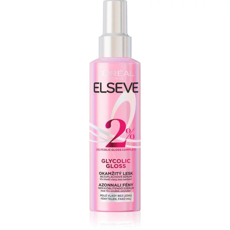 L’Oréal Paris Elseve Glycolic Gloss bezoplachové sérum pro lesk 150 ml