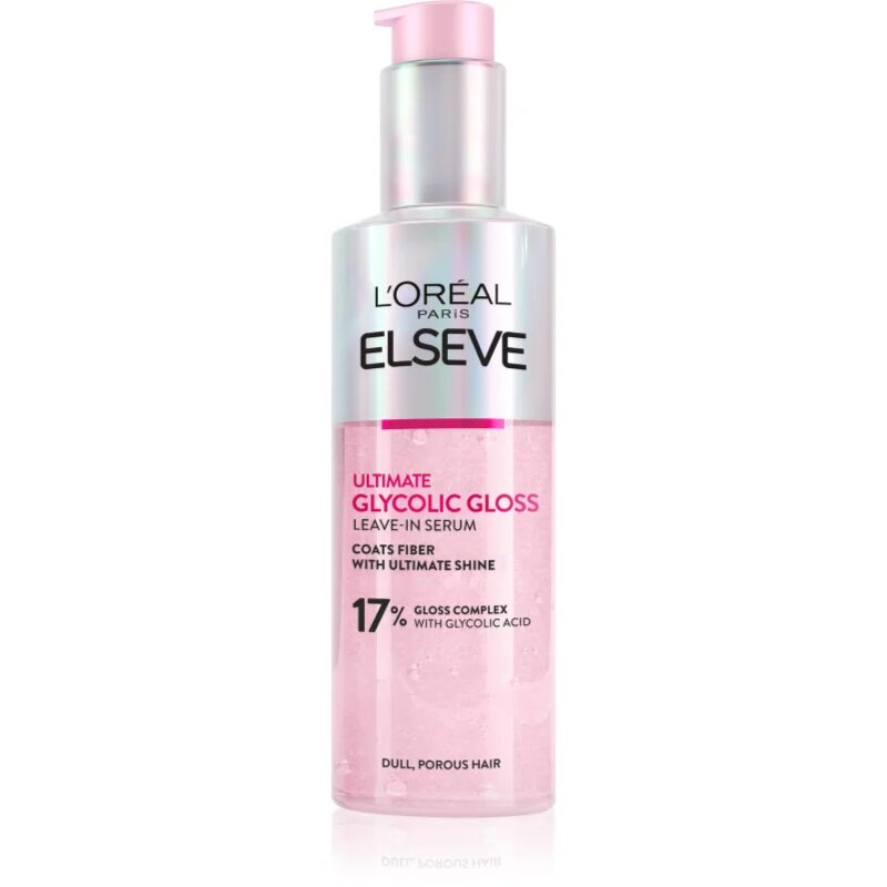 L’Oréal Paris Elseve Glycolic Gloss bezoplachové sérum pro posílení a lesk vlasů 150 ml