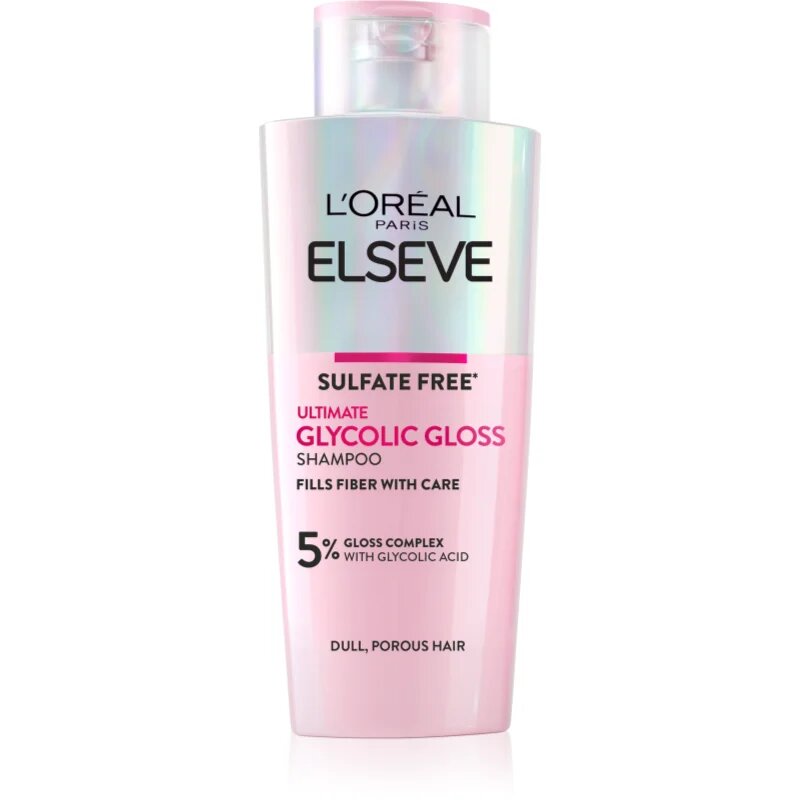 L’Oréal Paris Elseve Glycolic Gloss revitalizační šampon pro rozzáření mdlých vlasů 200 ml