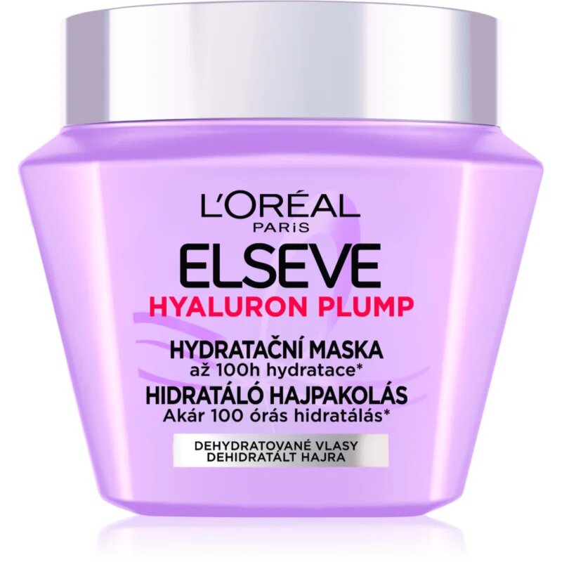L’Oréal Paris Elseve Hyaluron Plump maska na vlasy s kyselinou hyaluronovou 300 ml