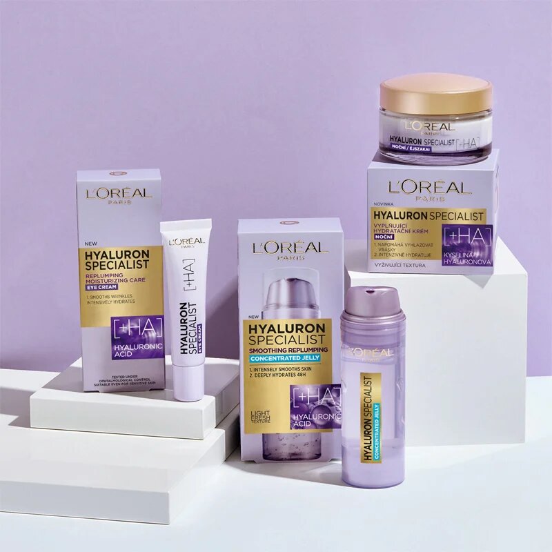 L’Oréal Paris Hyaluron Specialist Jelly intenzivně vyživující a hydratační denní krém s kyselinou hyaluronovou 50 ml