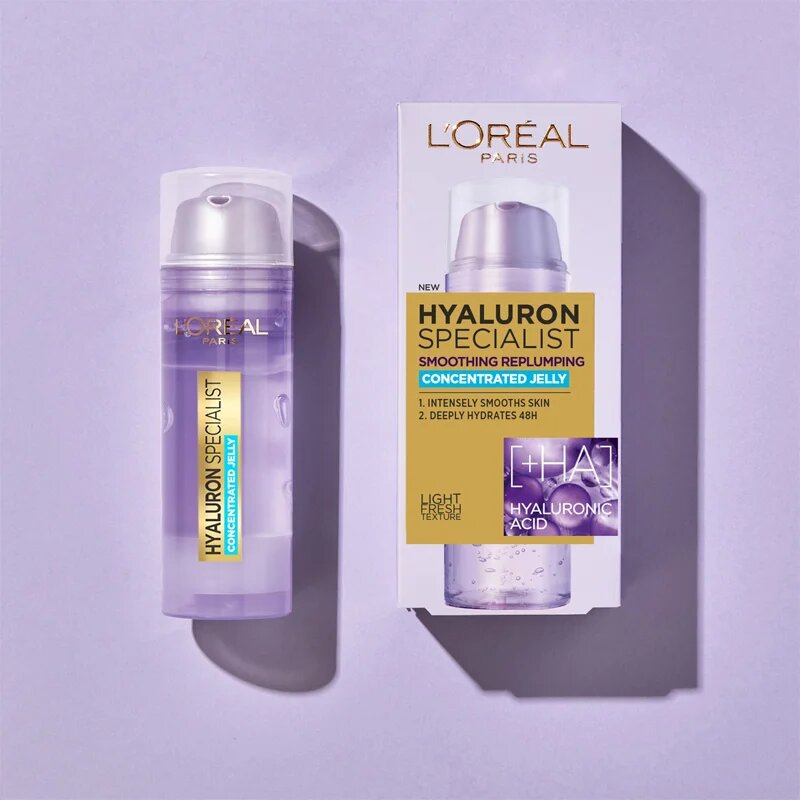 L’Oréal Paris Hyaluron Specialist Jelly intenzivně vyživující a hydratační denní krém s kyselinou hyaluronovou 50 ml