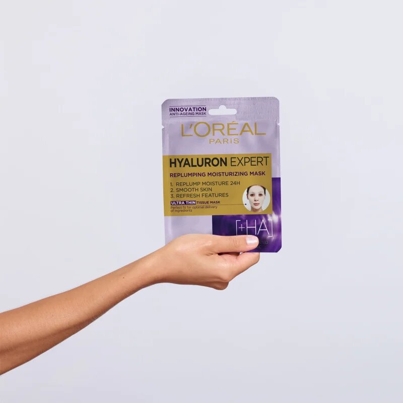 L’Oréal Paris Hyaluron Specialist plátýnková maska 28 g