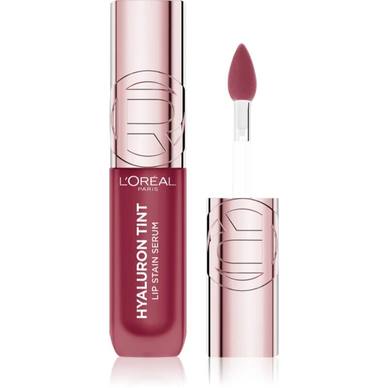 L’Oréal Paris Hyaluron Tint Lip Stain Serum tekutá rtěnka s hydratačním účinkem odstín 645 Berry Jolie 5 ml