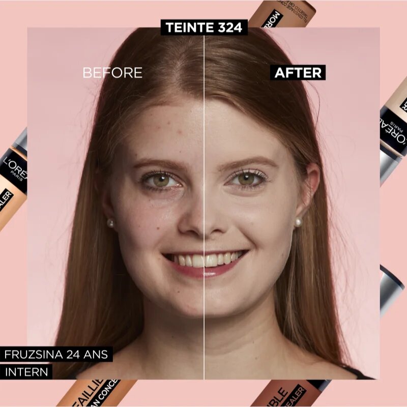 L’Oréal Paris Infaillible 24h More Than Concealer krycí korektor s matným efektem odstín 324 Oatmeal / Cool Rose 11 ml