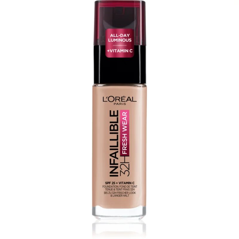 L’Oréal Paris Infaillible 32H Fresh Wear dlouhotrvající tekutý make-up odstín 20 IVORY 30 ml
