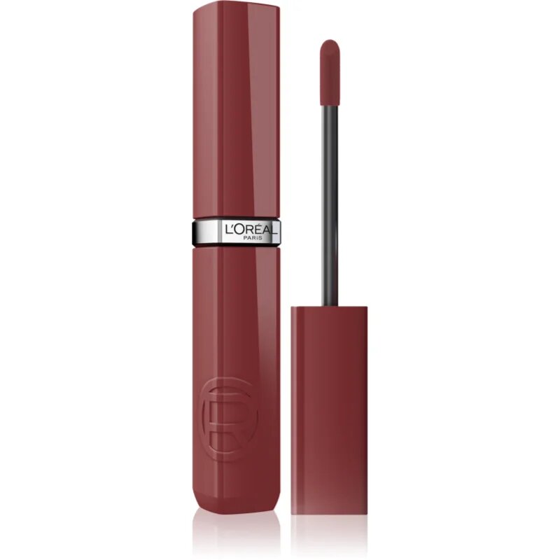 L’Oréal Paris Infaillible Laque Resistance dlouhotrvající tekutá rtěnka dodávající hydrataci a lesk odstín 625 Mid Bordeaux 4.3 ml