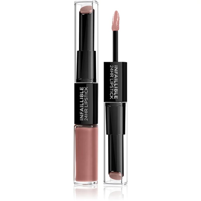L’Oréal Paris Infallible 24H dlouhotrvající rtěnka a lesk na rty 2 v 1 odstín 101 Everlasting Parisian 57 g