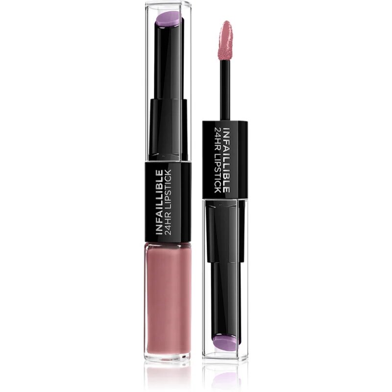 L’Oréal Paris Infallible 24H dlouhotrvající rtěnka a lesk na rty 2 v 1 odstín 213 Toujours Teaberry 57 g