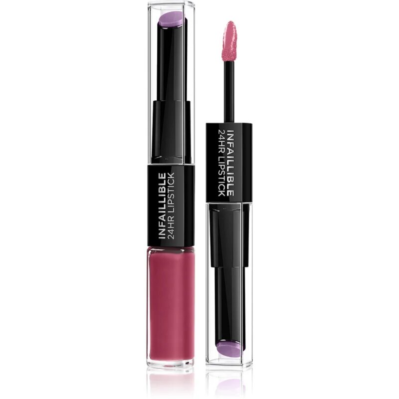 L’Oréal Paris Infallible 24H dlouhotrvající rtěnka a lesk na rty 2 v 1 odstín 302 Rose Eternite 57 g
