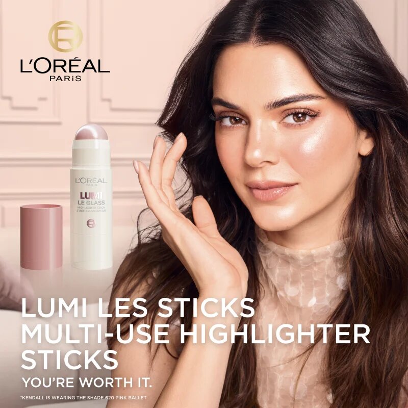 L’Oréal Paris Lumi Stick Glass krémový rozjasňovač v tyčince odstín 610 Pearl Eclat 5 g