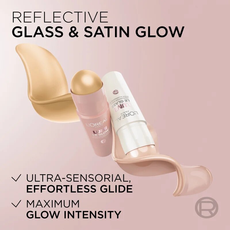 L’Oréal Paris Lumi Stick Glass krémový rozjasňovač v tyčince odstín 610 Pearl Eclat 5 g
