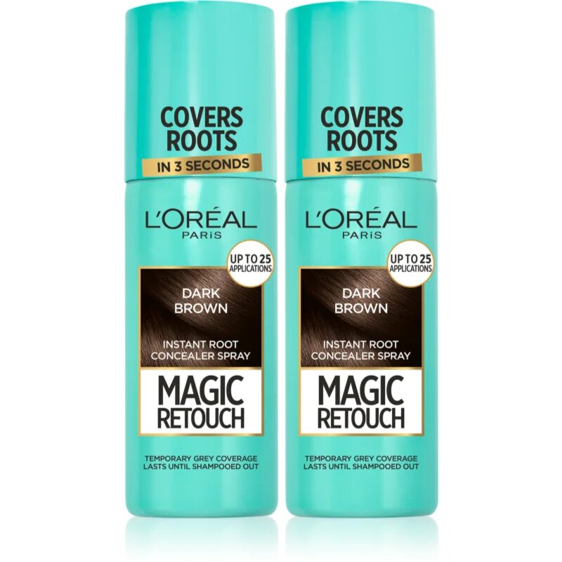 L’Oréal Paris Magic Retouch sada odstín Dark Brown