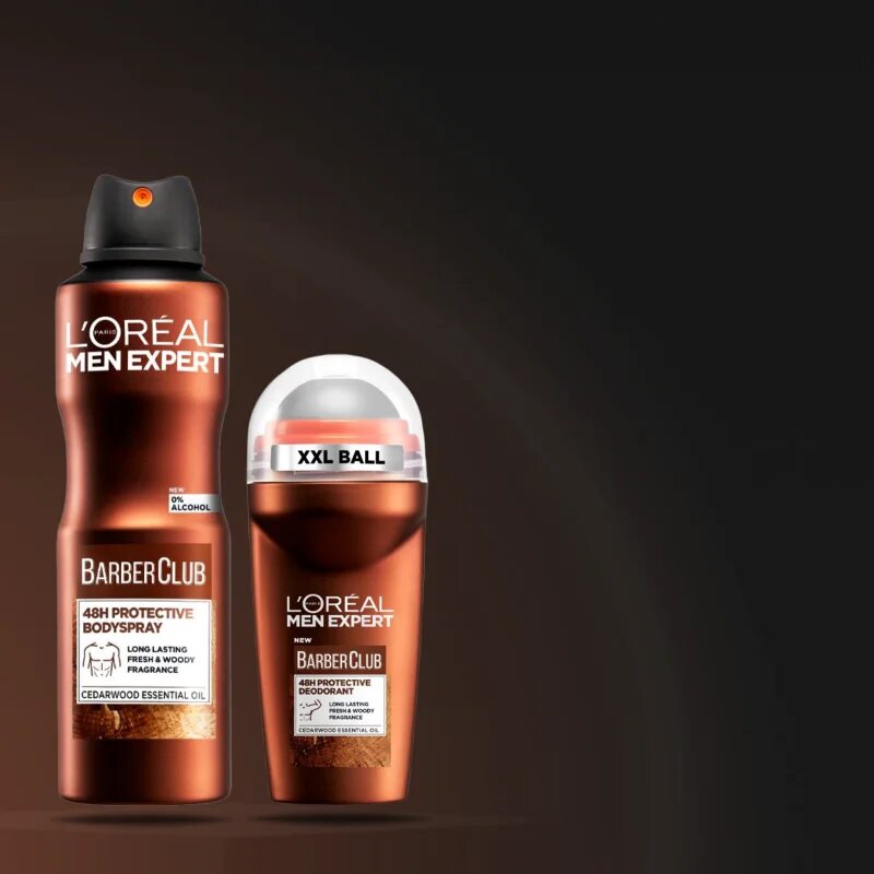 L’Oréal Paris Men Expert Barber Club deodorant roll-on pro muže 50 ml