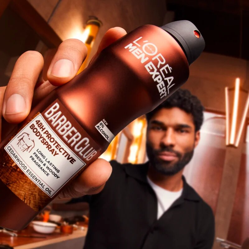 L’Oréal Paris Men Expert Barber Club osvěžující deodorant ve spreji pro muže 150 ml
