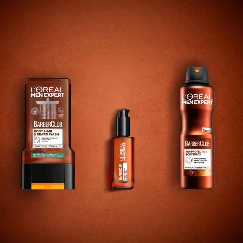 L’Oréal Paris Men Expert Barber Club osvěžující deodorant ve spreji pro muže 150 ml
