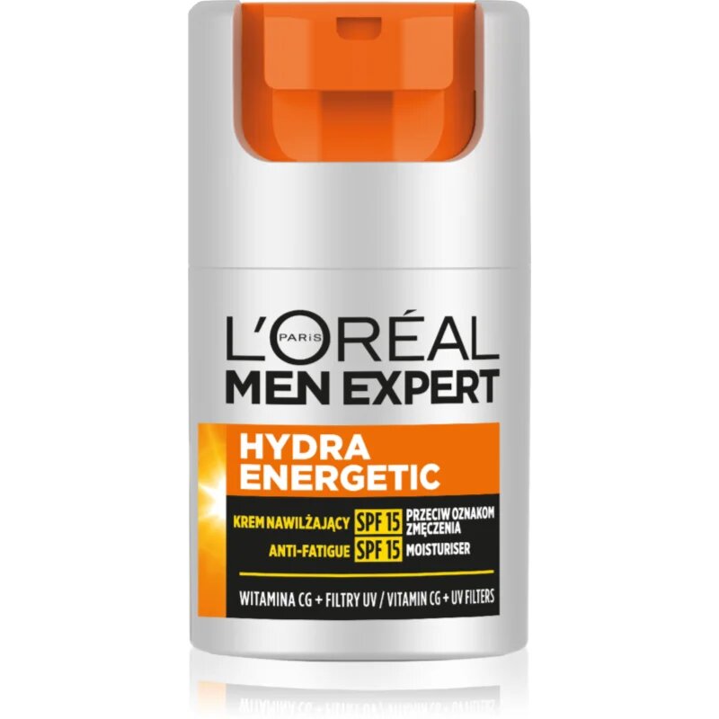 L’Oréal Paris Men Expert Hydra Energetic hydratační krém na obličej pro unavenou pleť SPF 15 50 ml