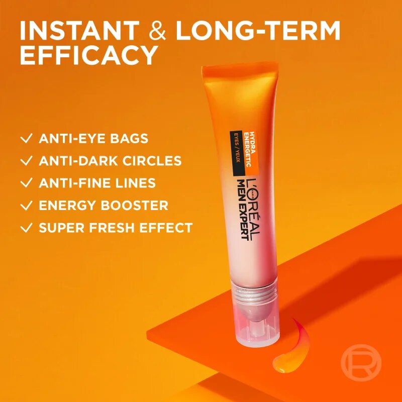 L’Oréal Paris Men Expert Hydra Energetic oční péče proti otokům a tmavým kruhům 10 ml
