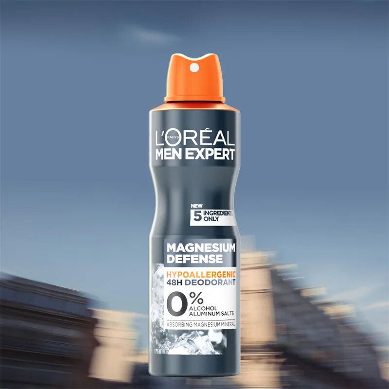 L’Oréal Paris Men Expert Magnesium Defence deodorant ve spreji pro muže 150 ml