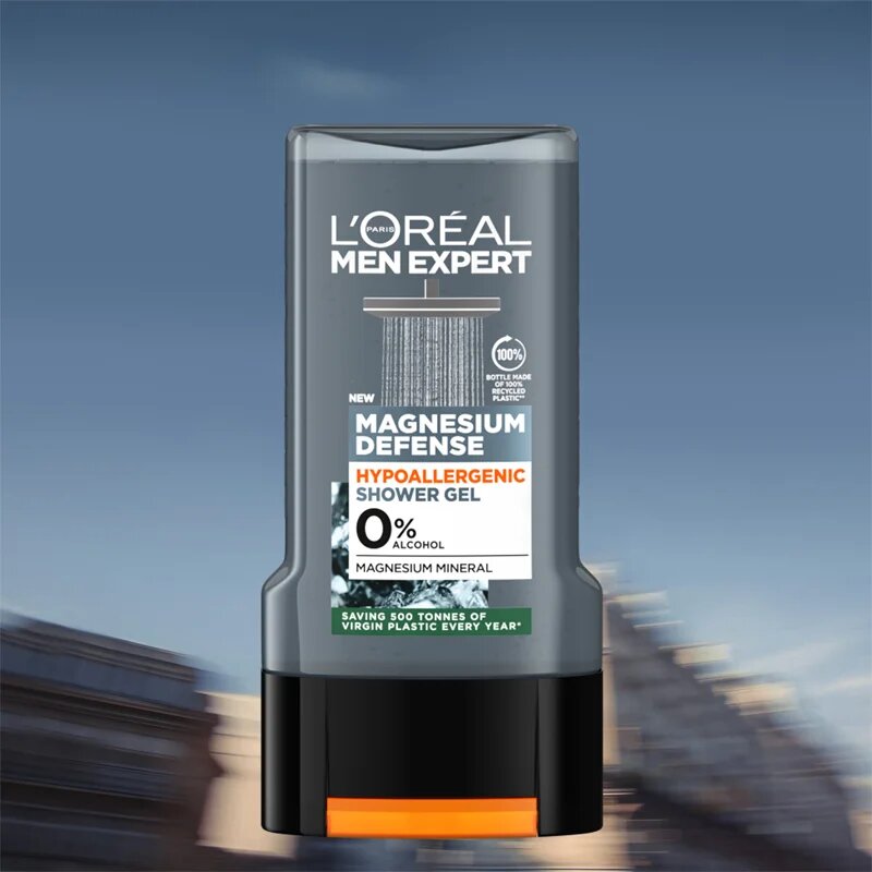 L’Oréal Paris Men Expert Magnesium Defence hypoalergenní sprchový gel pro muže 300 ml